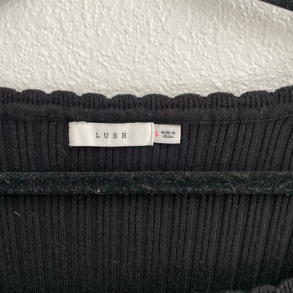 Lush Ribbed Square Neck Sweater 🖤 - Picture 2 of 5